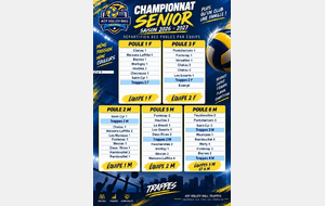 La saison 2026-2027 est lancée pour notre championnat senior ! 🏐💙💛