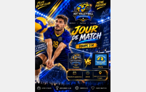 🏐 JOUR DE MATCH – ÉQUIPE 3 M 🔥