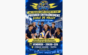 🏐 Une première historique pour l’AOT Volley-ball de Trappes