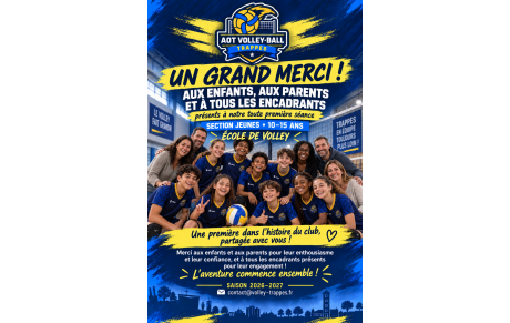 🏐 Une première historique pour notre section jeunes !