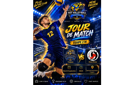 🏐 JOUR DE MATCH – ÉQUIPE 2 M 🔥